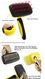 Self-Cleaning Slicker Brush for Dogs and Cats – Gentle, Waterproof, and Effective Grooming Tool