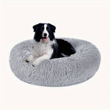 Plush Round Pet Bed – Soft, Comfortable & Machine Washable